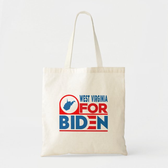 WEST VIRGINIA For Biden Tote Bag (Front)