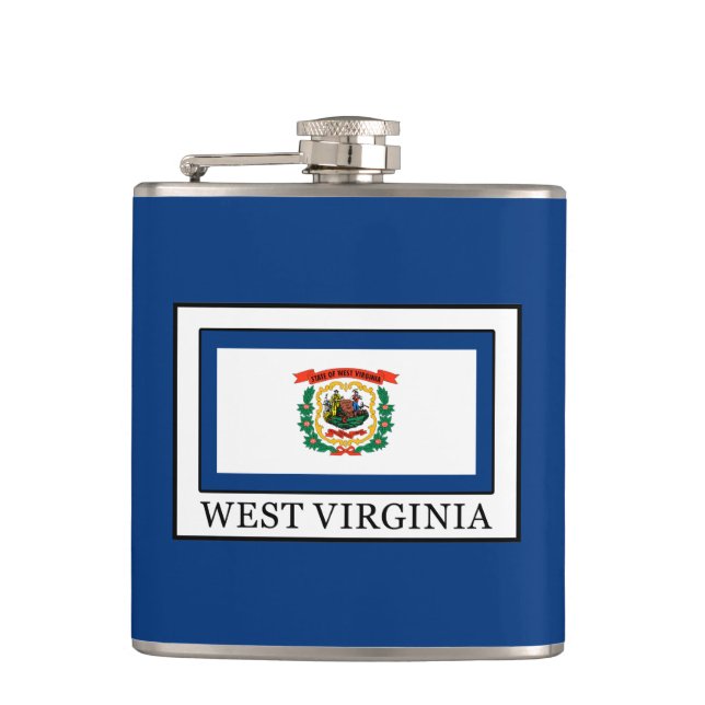 West Virginia Hip Flask (Front)