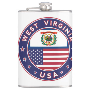 West Virginia Hip Flask