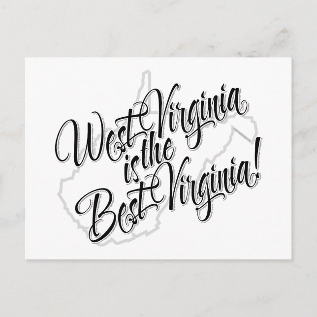 West Virginia is the Best Virginia Postcard (Front)