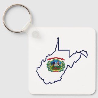 West Virginia Key Ring