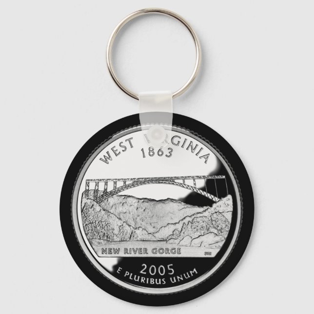 WEST VIRGINIA KEY RING (Front)