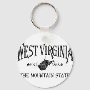 West Virginia Key Ring