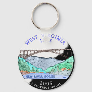 West Virginia Keychain