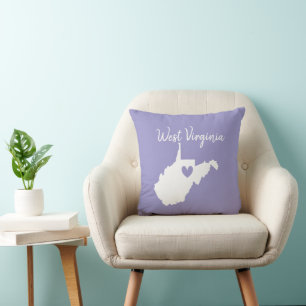 West Virginia Love Home State Cushion