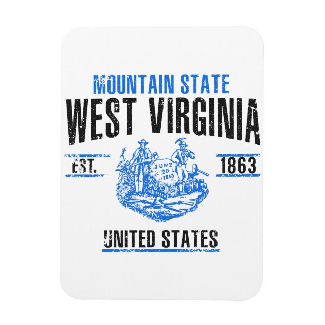 West Virginia Magnet (Vertical)