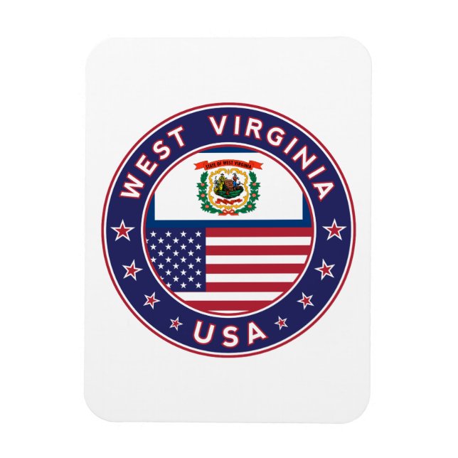 West Virginia Magnet (Vertical)