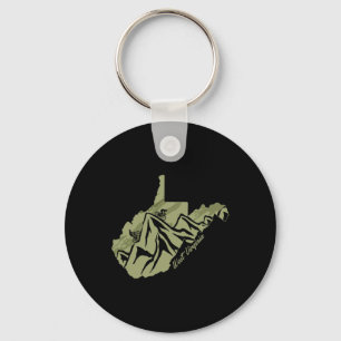 West Virginia Mountain Bike Riding Wv Biking State Key Ring