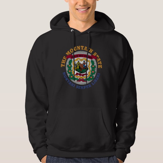 WEST VIRGINIA MOUNTAIN STATE FLAG HOODIE (Front)