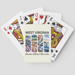 West Virginia – Mountain Stillness & Blue Water Playing Cards