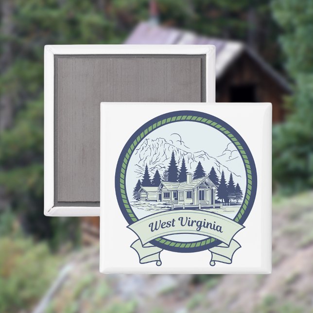 West Virginia Mountains Magnet (Creator Uploaded)