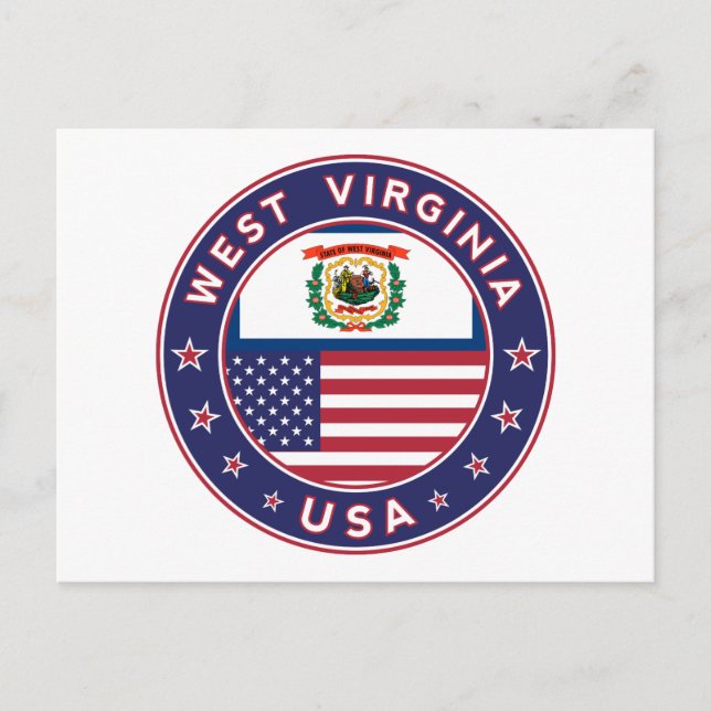 West Virginia Postcard (Front)