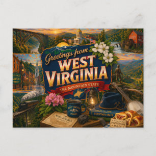 West Virginia Postcard