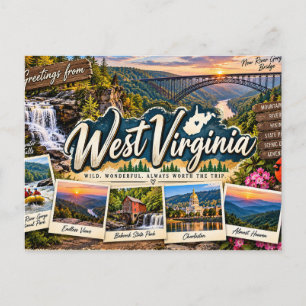 West Virginia Postcard