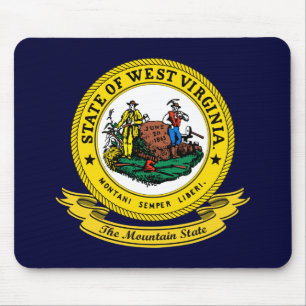 West Virginia Seal Mouse Pad