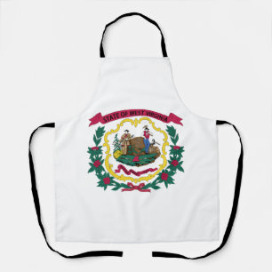 West Virginia State Flag Apron