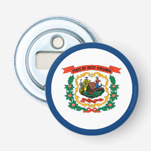 West Virginia State Flag Bottle Opener