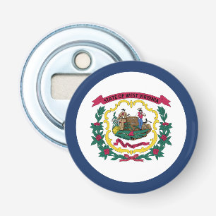 West Virginia State Flag Bottle Opener