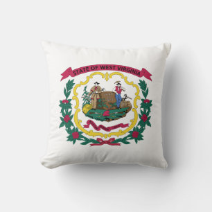 West Virginia State Flag Cushion
