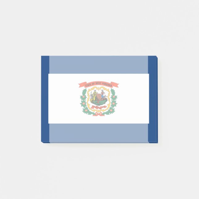 West Virginia State Flag Design Decor Post-it Notes (Front)