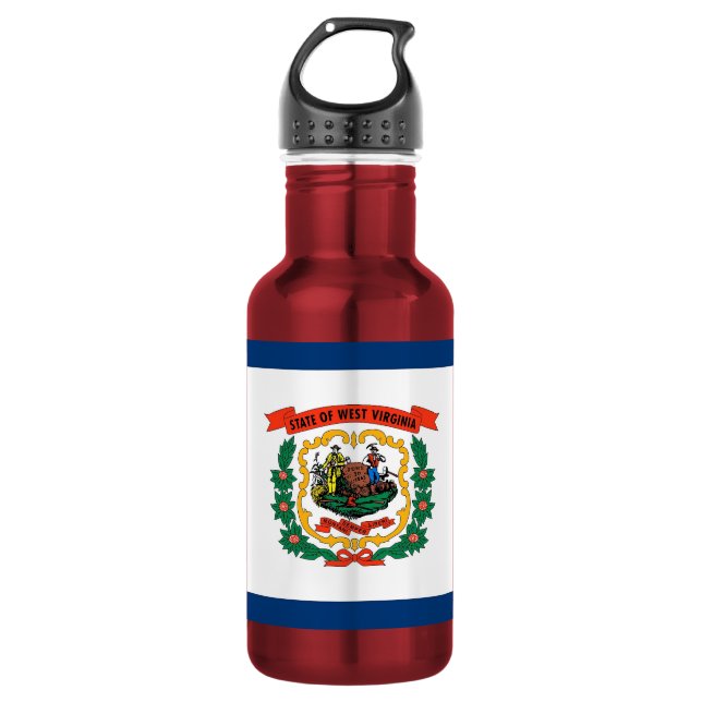 West Virginia State Flag Liberty Bottle (Front)