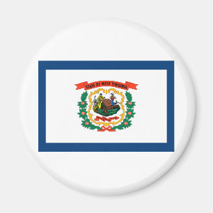 West Virginia State Flag Magnet