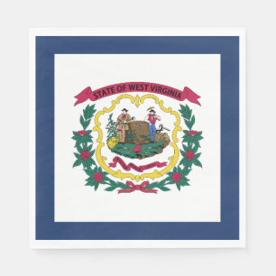 West Virginia State Flag Napkin