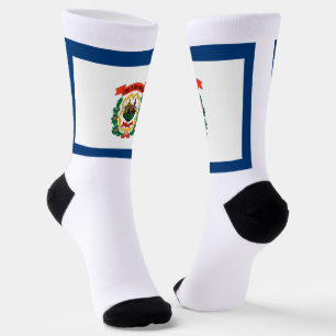 West Virginia State flag Socks