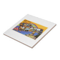 West Virginia State WV Old Vintage Travel Postcard