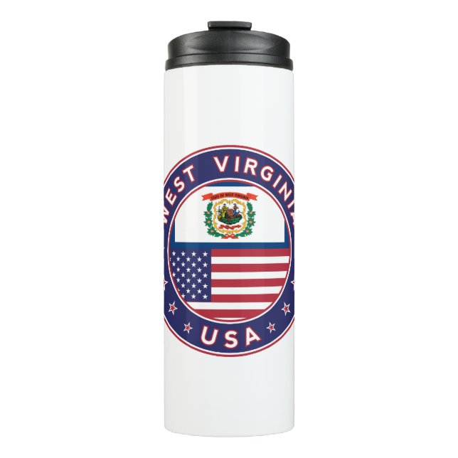 West Virginia Thermal Tumbler (Front)