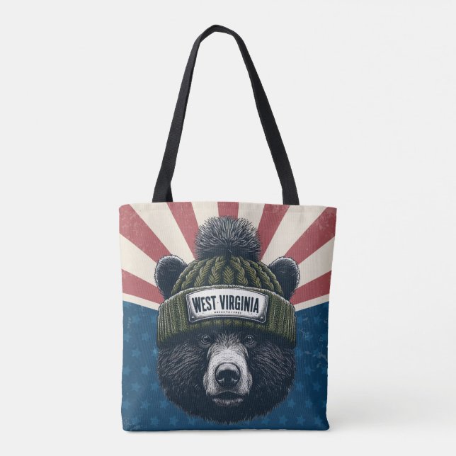 West Virginia Tote Bag (Back)