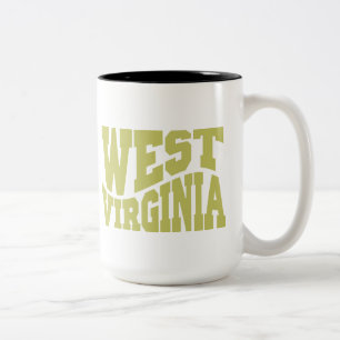 West Virginia Two-Tone Coffee Mug