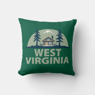 West Virginia, United States of America Cushion