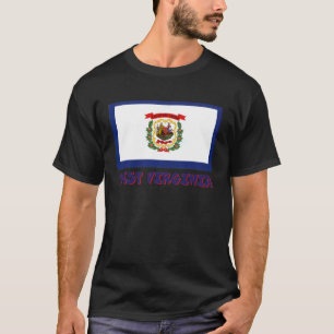 West Virginia USA Flag Souvenir T-Shirt