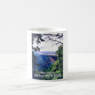 West Virginia - Usa - Mosaic - Coffee Mug