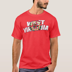West Virginia vintage style retro souvenir 2 T-Shirt