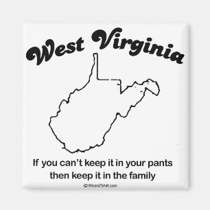 WEST VIRGINIA - "WEST VIRGINIA STATE MOTTO" T-shir Magnet