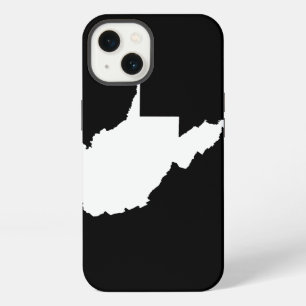 West Virginia White and Black iPhone 13 Case