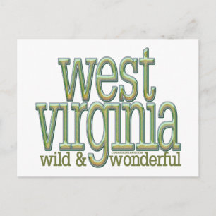 West Virginia-wild and wonderful_8 Postcard