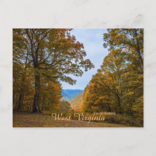 West Virginia Wild and Wonderful Fall Foliage Postcard
