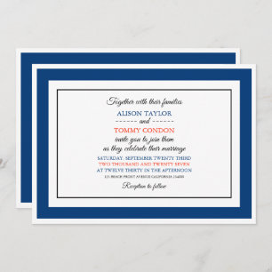 West Virginian Flag, Flag of West Virginia Wedding Invitation