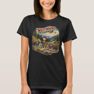 Westbound Motorcycle Tours Vintage Americana Women T-Shirt