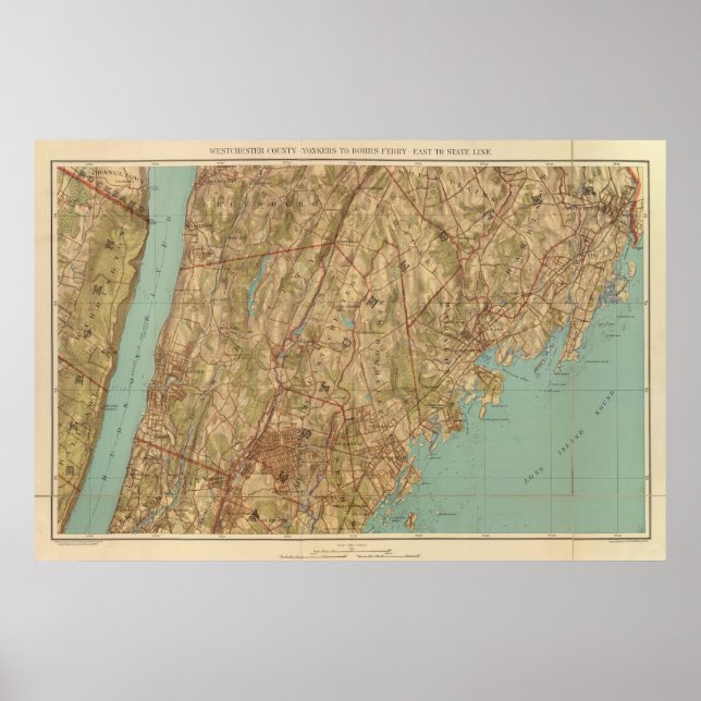 Westchester Co, Yonkersstate line Poster (Front)