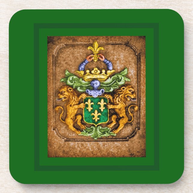 Westerfield Family Coat of Arms  Coaster (Front)