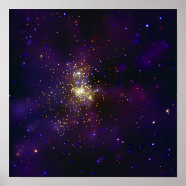 Westerlund 2, a young star cluster poster (Front)