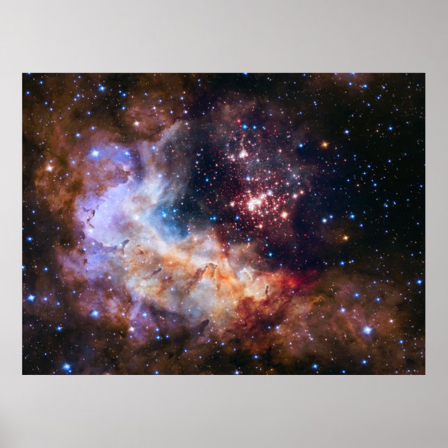 Westerlund 2 — Hubble Space Telescope Poster (Front)