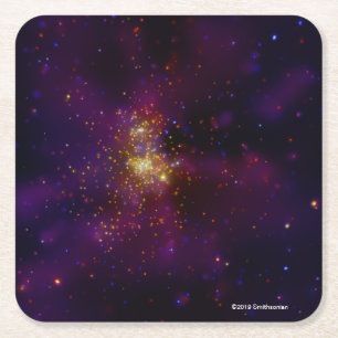 Westerlund 2 square paper coaster