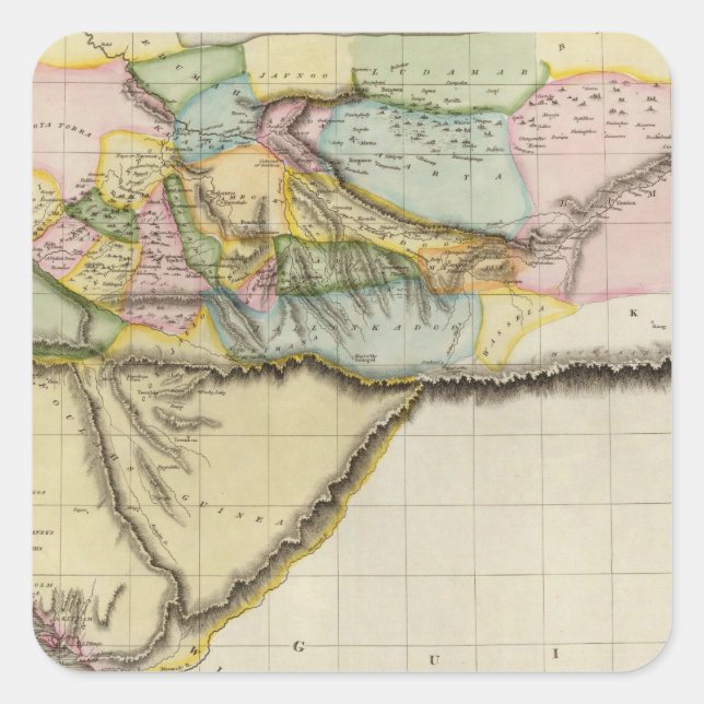 Western Africa Square Sticker (Front)