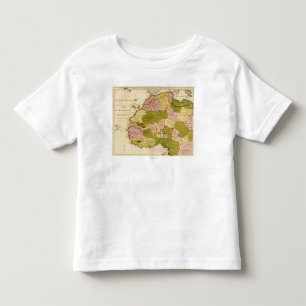 Western AfricaPanoramic MapWestern Africa 3 Toddler T-Shirt