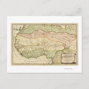 Western AfricaPanoramic MapWestern Africa Postcard